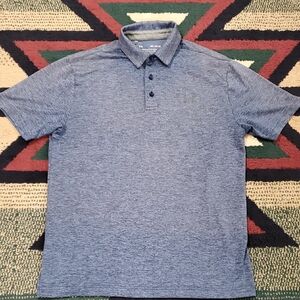 Under Armour Steel Blue Polo Shirt